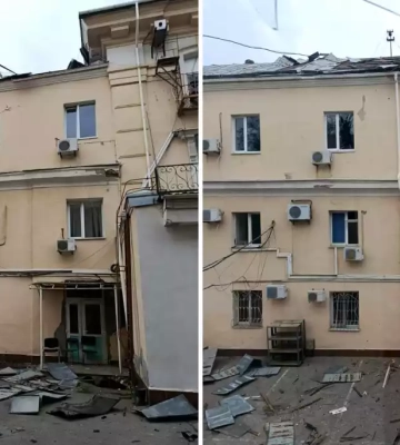 Внаслідок російського обстрілу пошкоджено будівлі Суспільне Херсон