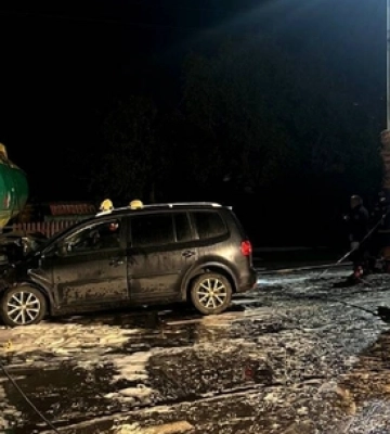 У Луцьку зіткнулися авто і мотоцикл