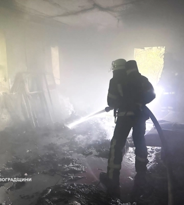 Тіло жінки знайшли на пожежі у Гайвороні 