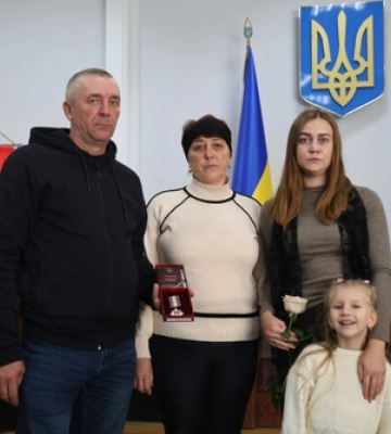 У Луцьку вручили державні нагороди родинам загиблих Героїв 