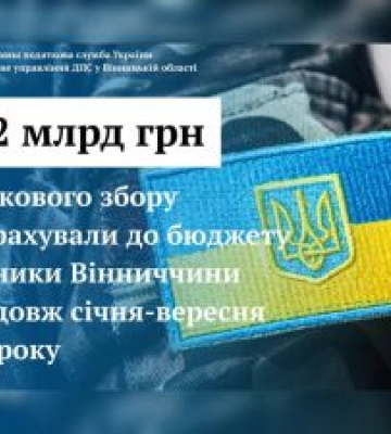 Місцеві бюджети Вінниччини отримали понад 1,3 мільярда гривень надходжень у бюджети від плати за землю