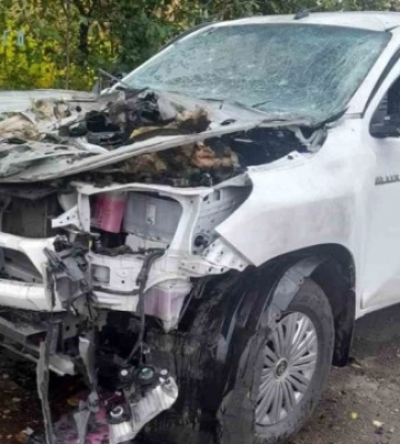 На Сумщині російський дрон атакував автомобіль енергетиків