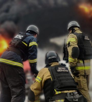 В Прилуках пожар из-за атаки РФ по нефтебазе. Горожан просят не выходить на улицу – видео