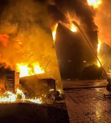Масштабные пожары вспыхнули в Одесской области из-за российской атаки: пострадали люди