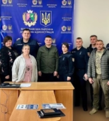 У Бериславському районі Херсонщини розпочали роботу офіцери-рятувальники у громадах