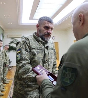 Прикордонника з Ківерців нагородили медаллю «За військову службу Україні»