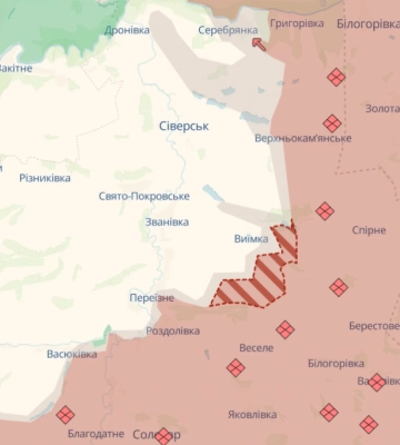 DeepState: Войска РФ продвинулись на фронте в Запорожской, Донецкой и Днепропетровской областях