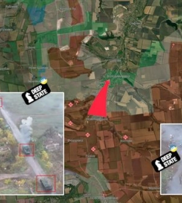 Ворог провів механізовану атаку на Володимирівку на Донеччині, - DeepState. МАПА