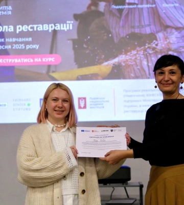 На базі Академії мистецтв запрацювала перша Школа реставрації