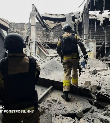 Росіяни масовано атакували енергетику Дніпропетровщини БпЛА та ракетами