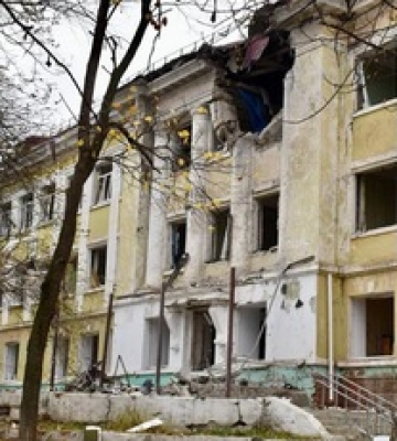 В Краматорске в результате атаки российских дронов повреждена школа имени Степана Чубенко