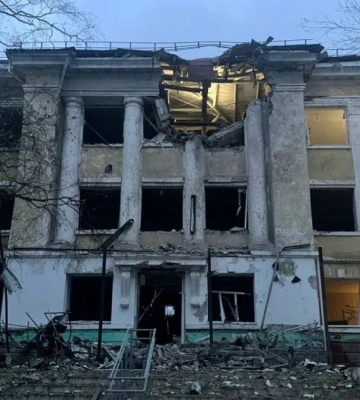 У Краматорську внаслідок атаки російських дронів пошкоджена школа імені Степана Чубенка
