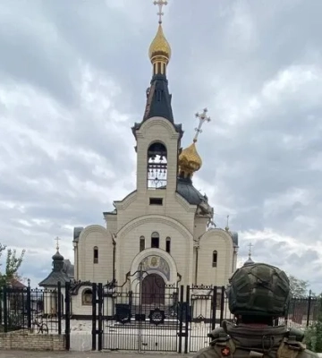 Росіяни вдарили по храму в Костянтинівці