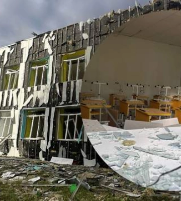 Били несколькими БпЛА и удар был направлен на учебные заведения: детали обстрела Чугуева