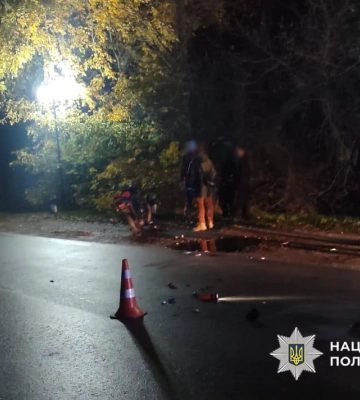 На Черкащині 13-річний водій мотоцикла наїхав на двох пішоходів