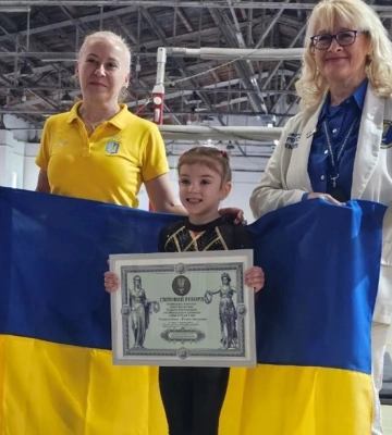 Гімнастка з Львівщини встановила світовий рекорд Гіннеса