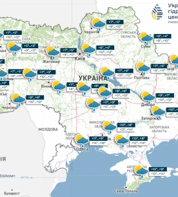 Погода на 13 жовтня в Україні: тиждень стартує з дощів, а ще насувається крижаний удар