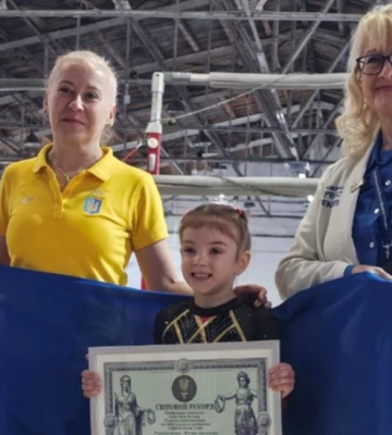 Шестирічна спортсменка з Львівщини встановила світовий рекорд