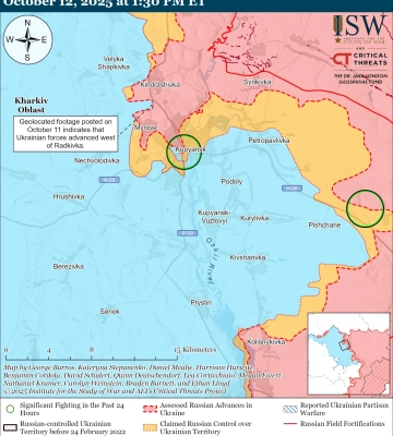 Украинские защитники успешно контратаковали на Купянском направлении – ISW