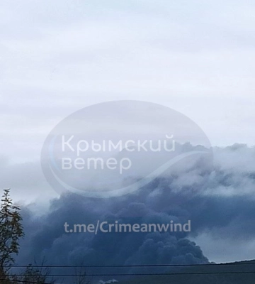 У Криму горить теплова електростанція, яку відкривав Путін