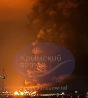 Сили оборони України вночі здійснили масштабну атаку на Крим. На острові пожежі та перебої зі світлом