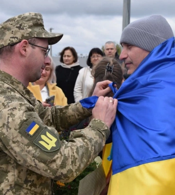 Додому з полону повернувся захисник із Рівненщини, який боронив Україну з 2014-го року