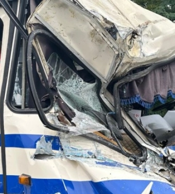 Відео з місця аварії маршрутки біля Львова