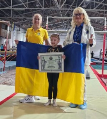 Шестирічна гімнастка з Львівщини встановила світовий рекорд Гіннеса