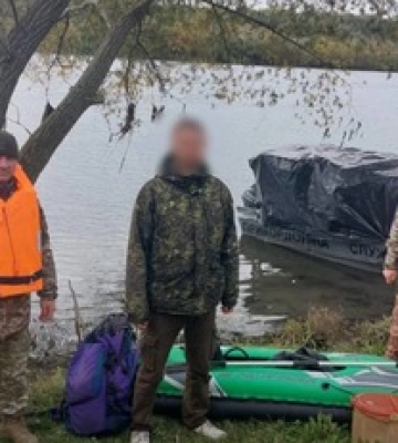 На Днестре задержали мужчину с Полтавщины, пытавшегося пересечь границу на каяке