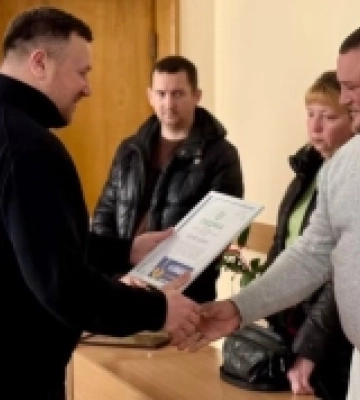 У Нововолинську вручили нагороди ветеранам і родинам військових 