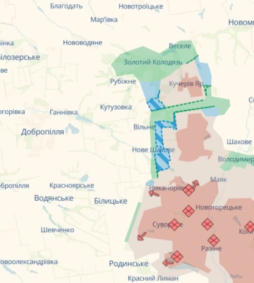 ЗСУ відкинули російські війська поблизу чотирьох сіл під Добропіллям – DeepState