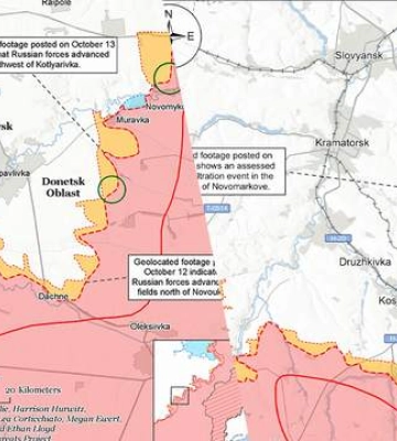 ВСУ продвинулись на Донбассе и Запорожье, россияне – на 3 направлениях: обзор фронта и карт ISW