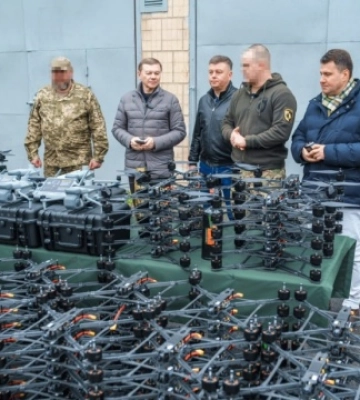 Вінницька громада передала захисникам ще 400 FPV-дронів