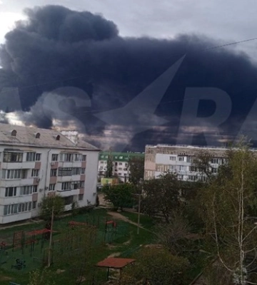 Во время атаки на нефтебазу в Крыму сгорели трое рабочих - СМИ