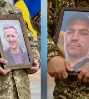 «На Щиті»: у Рівному попрощалися зі захисниками Максимом Зайчуком та Віктором Лозонюком