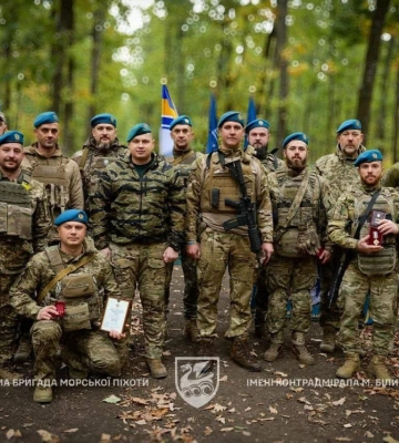 Наша гордість: воїнам 36-ї окремої бригади морської піхоти вручили відзнаку «За оборону Миколаєва»