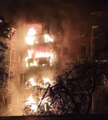 Ночной обстрел Нежина: в ГСЧС показали последствия