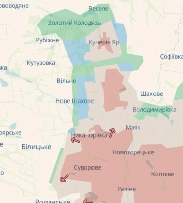 ВСУ отбросили российские войска в Донецкой области: где Силы обороны имели успехи, — DeepState (карта)