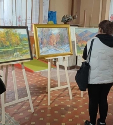 У Франківську відкрили виставку Богдана Бринського «Від Тараса до Панаса»