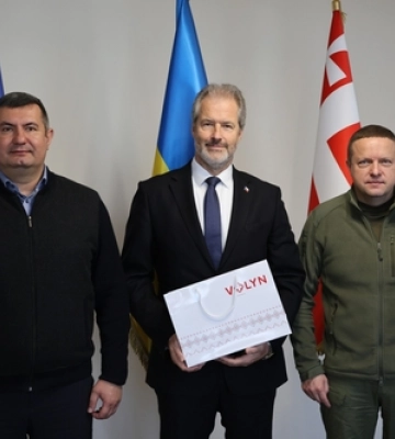 Волинь відвідав  Генеральний консул Чеської Республіки у Львові Їржі Борцел 