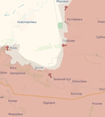 В субботу россияне дважды наступали вблизи села Запорожской области