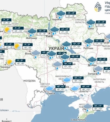 Температурні гойдалки на Полтавщині: що чекати від погоди 20 жовтня
