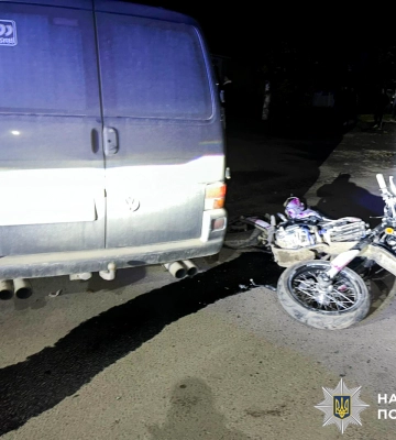На Рівненщині нетверезий неповнолітній мотоцикліст втрапив у серйозну ДТП. ФОТО
