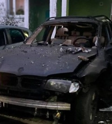 В Голосеевском районе столицы взорвалось авто