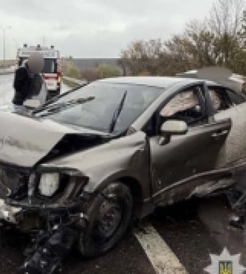 На Полтавщині під час ДТП двоє людей отримали травми