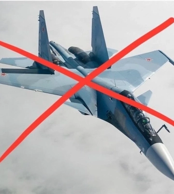 Відбивали атаку дронів на окупований Крим: у ВМС уточнили, що російська ППО збила власний Су-30СМ