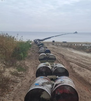 На Кременчугском водохранилище выявили незаконную добычу песка
