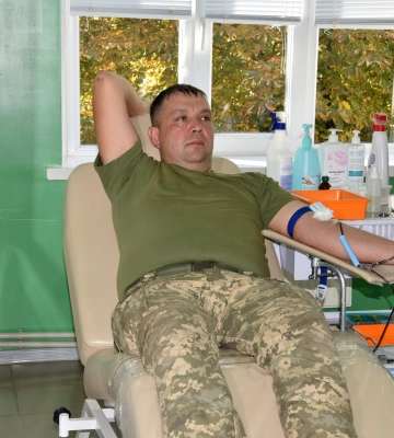 Прикордонники Волині здали кров для поранених на Сході