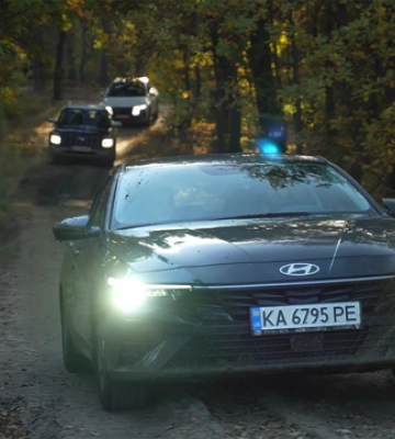 В Киеве разные модели Hyundai протестировали в экстремальных условиях: видео