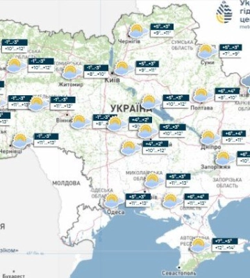 Температурні гойдалки та осінні хмари: якою буде погода на Полтавщині 21 жовтня